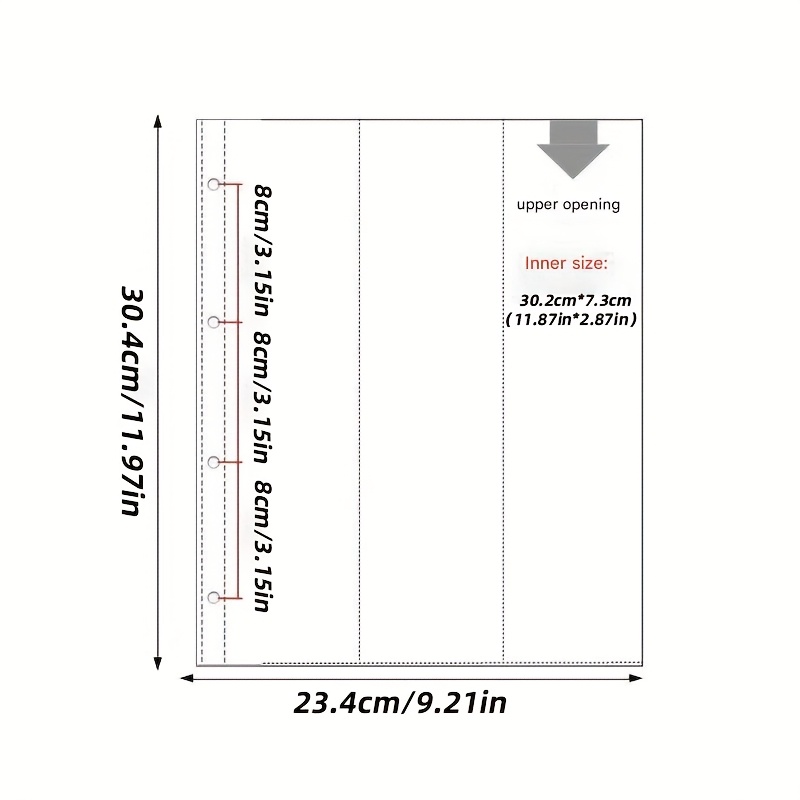 A4 Loose-leaf Card Book With Pockets, Two-grid And Three-grid Storage Book, Sticker Book, Hemp Notebook, Tape Illustration Collection Book