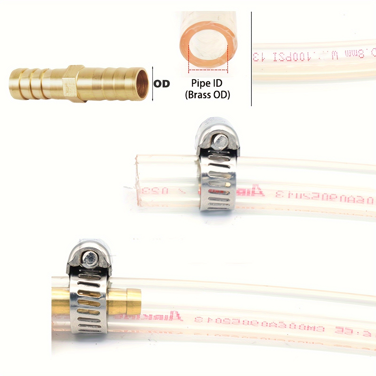 QUARKZMAN Messing Schlauchstutzen 1/2" Bard X 1/4" NPT – 2 Stück, Für Luft, Wasser, Ölleitungen