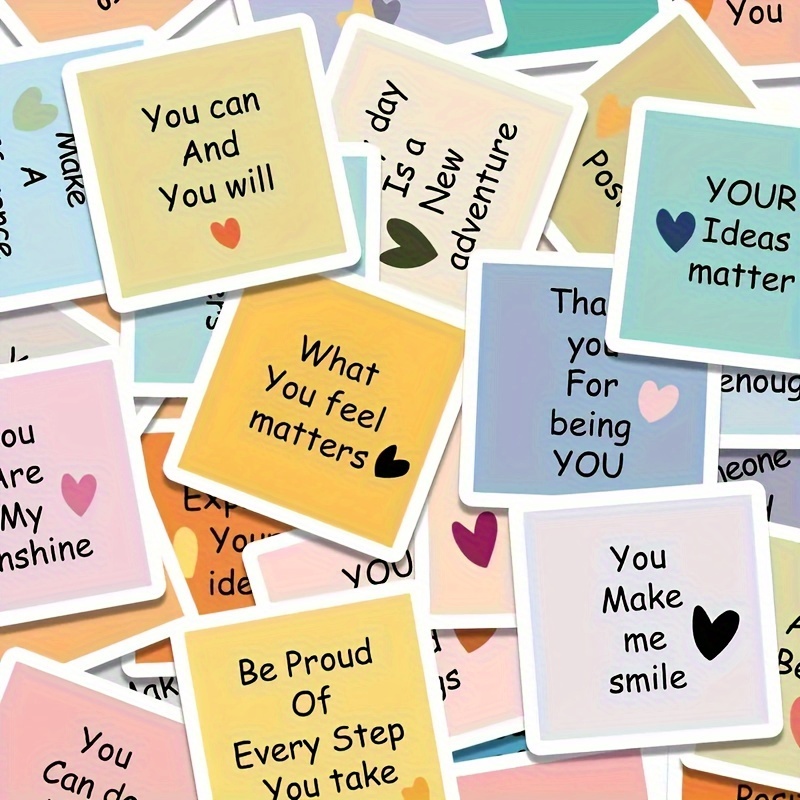 

30-pack Inspirational Encouragement Cards In English With Positive Quotes , Family, - Motivational Affirmation Note Cards , Gifts, And