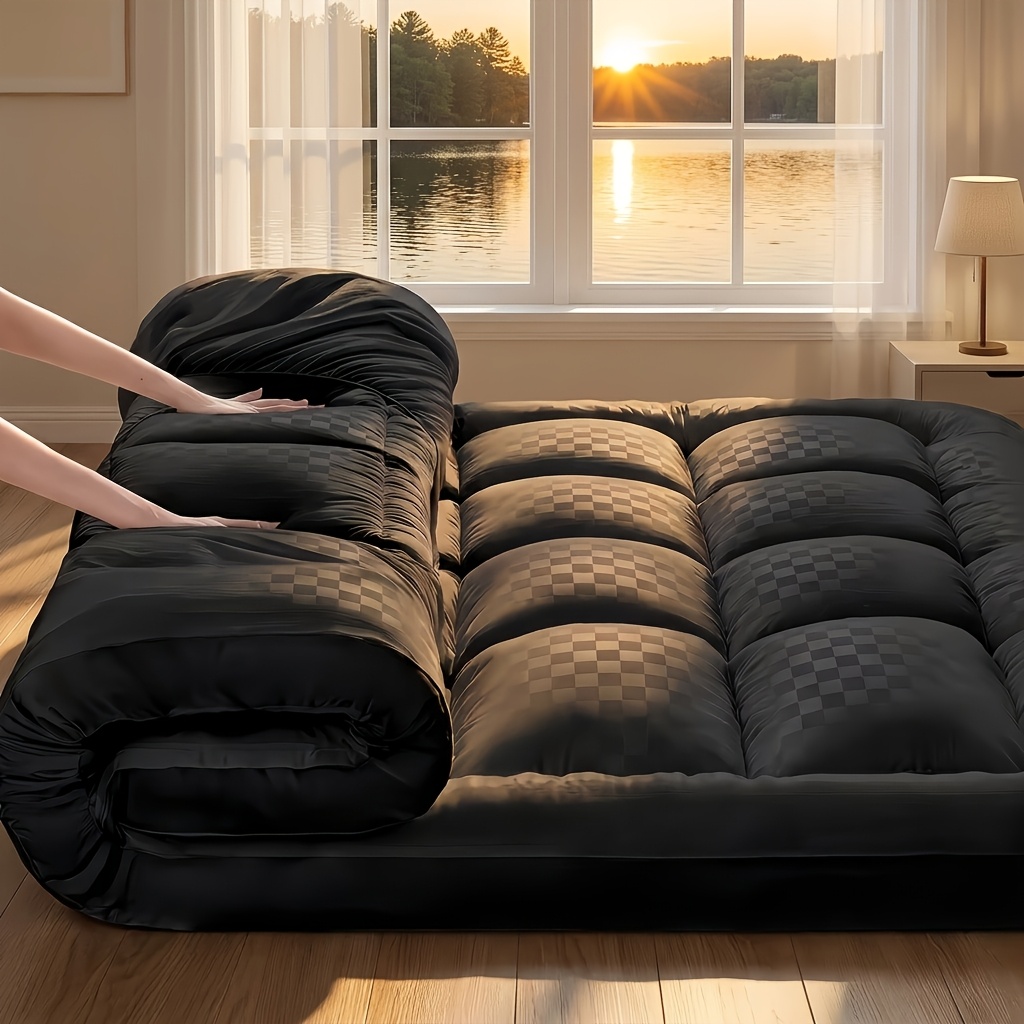 mattress topper pad pillow top mattress topper ultra soft quilted cooling mattress protector suitable for 8 21 inch deep mattresses