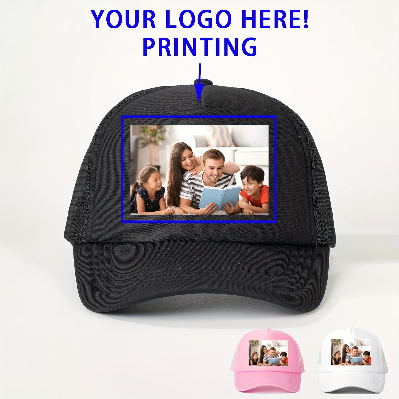 

Customizable Printed Baseball Cap - Breathable, For | Golf & Outdoor Activities | Stylish Curved Sun Hat