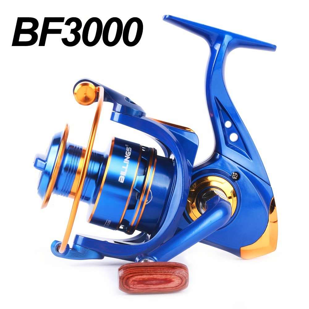 Bf1000 7000 5.2:1 Gear Ratio Max Drag Shallow Spool Spinning - Temu