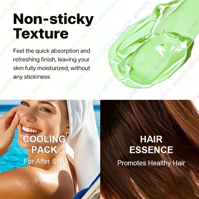 98% Aloe Vera Moisturizing Cream for After-Sun Care
