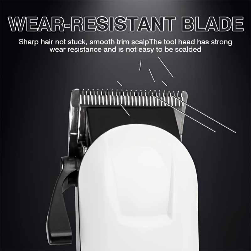 Máquina de Cortar e Aparar Cabelo Elétrica Recarregável Masculina13. 8
