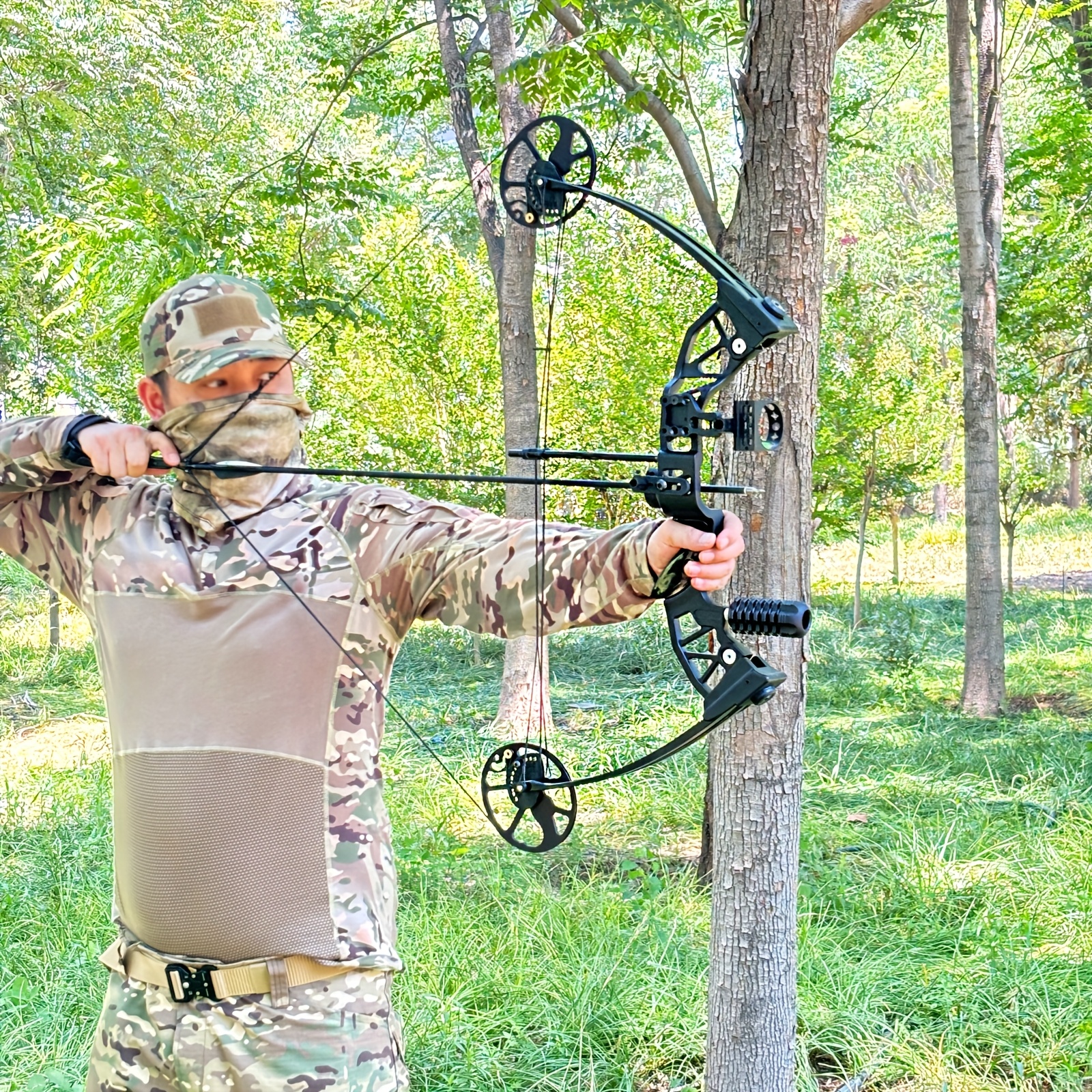 Golf Shirts WUXLISTY Compound Bow And Arrow For Adult And Beginner