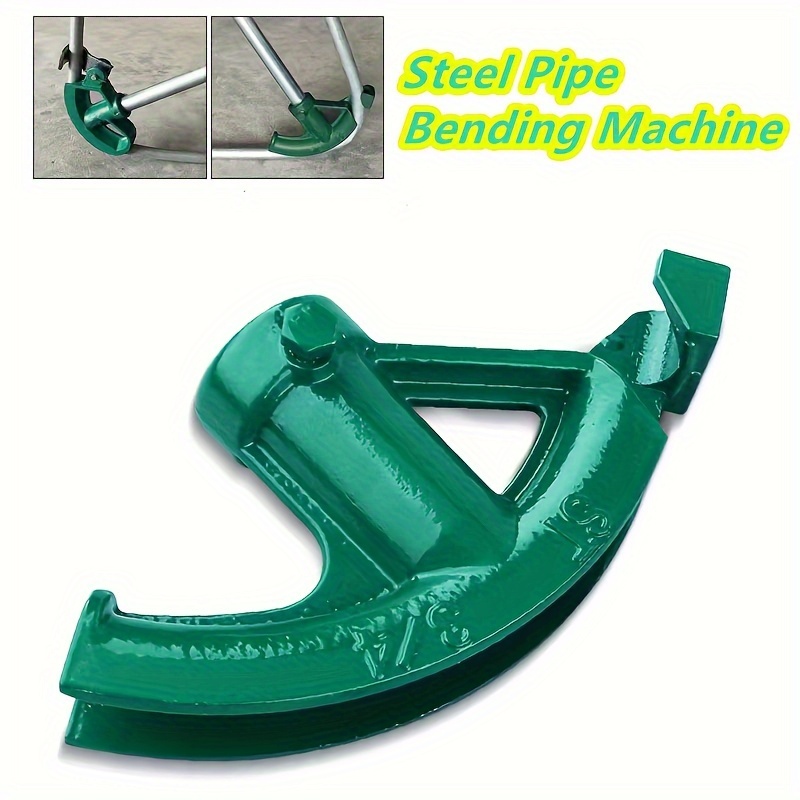 

Heavy-duty Manual Pipe Bender Tool - 3/4" Steel & Copper Conduit Bending Machine, Aluminum Cast, Ideal For Brass & Thin Pipes With Offset Handle