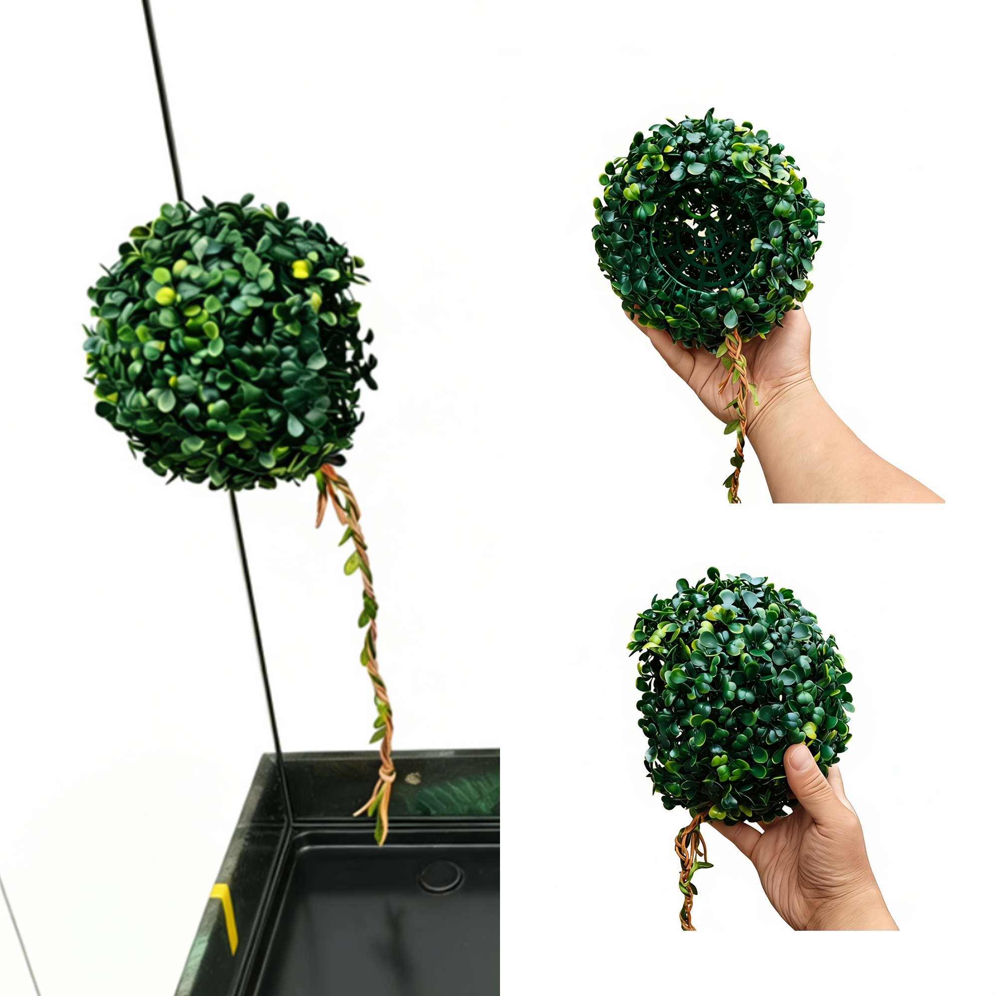 Artificial Grass Ball Hideout with Suction Cup