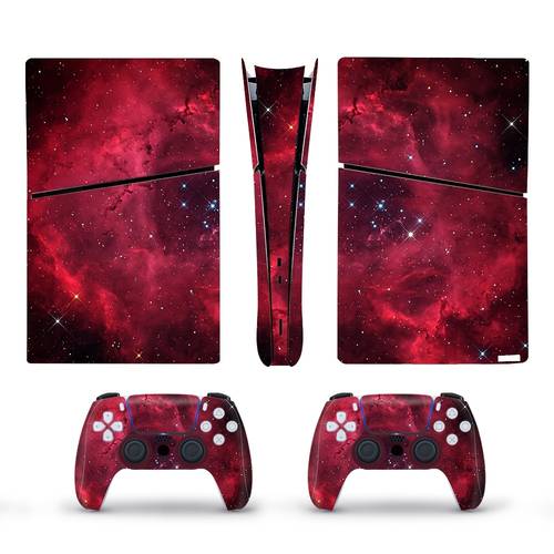 sticker decal skin for sony playstation 5 console digital edition and 2 gamepad