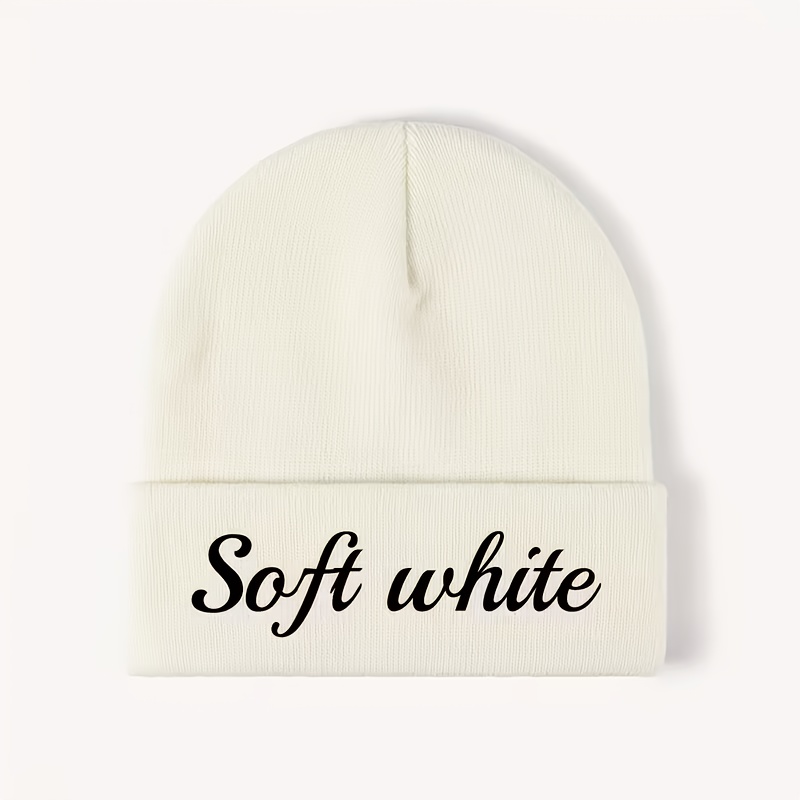 TEMU 1pc Personalized Embroidered Name/text Winter Hat - Custom Embroidery Suitable For, Hand Washable Breathable Weather Cap, Christmas Gift For &