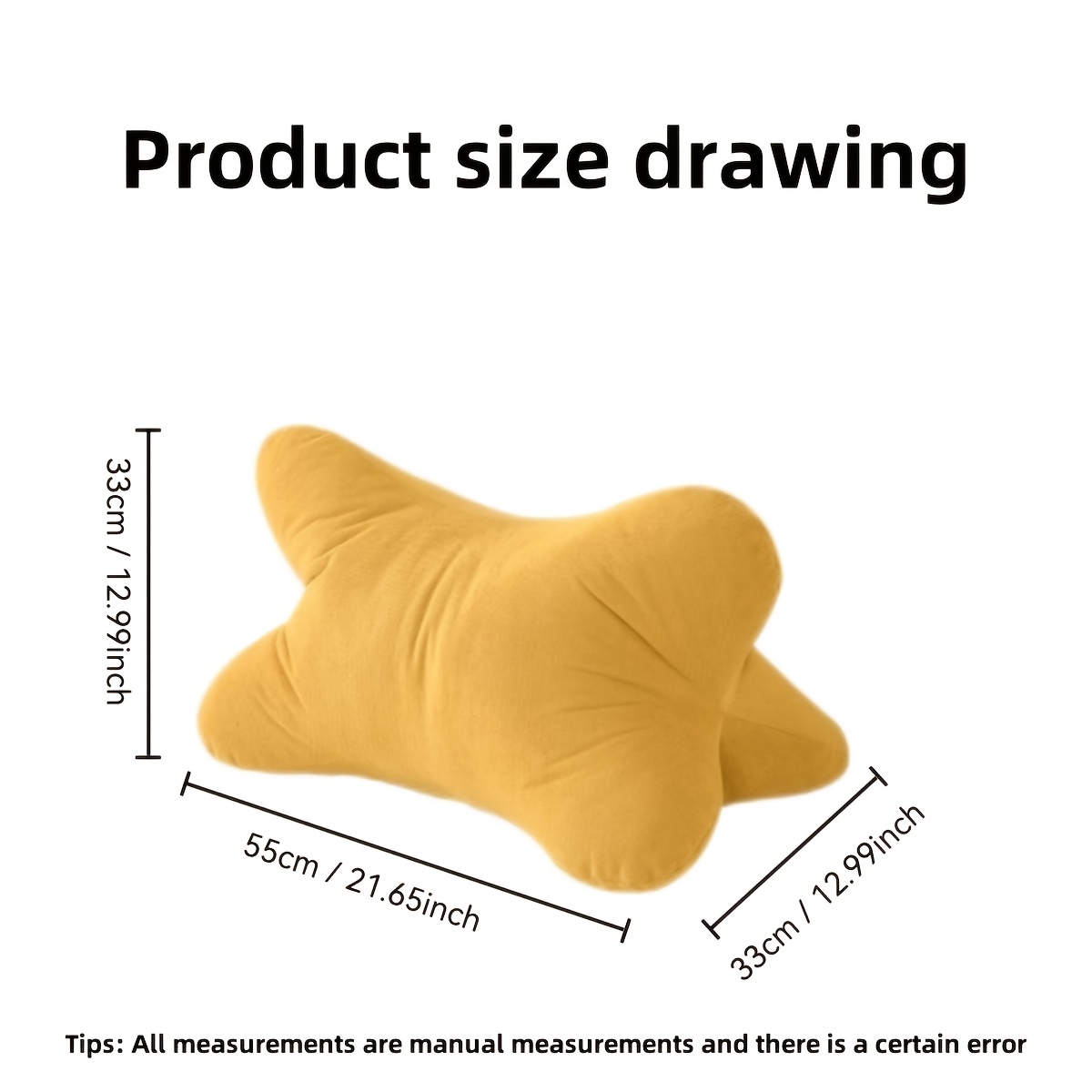 1pc 2pcs new triangular relax pillow breathable soft chenille fabric multi purpose hidden zipper design lightweight comfortable hand washable   office chair lumbar support bedside cushion neck spine pillow nap backrest   rest leg   pad home decor gift for   christmas thanksgiving easter Product details 3