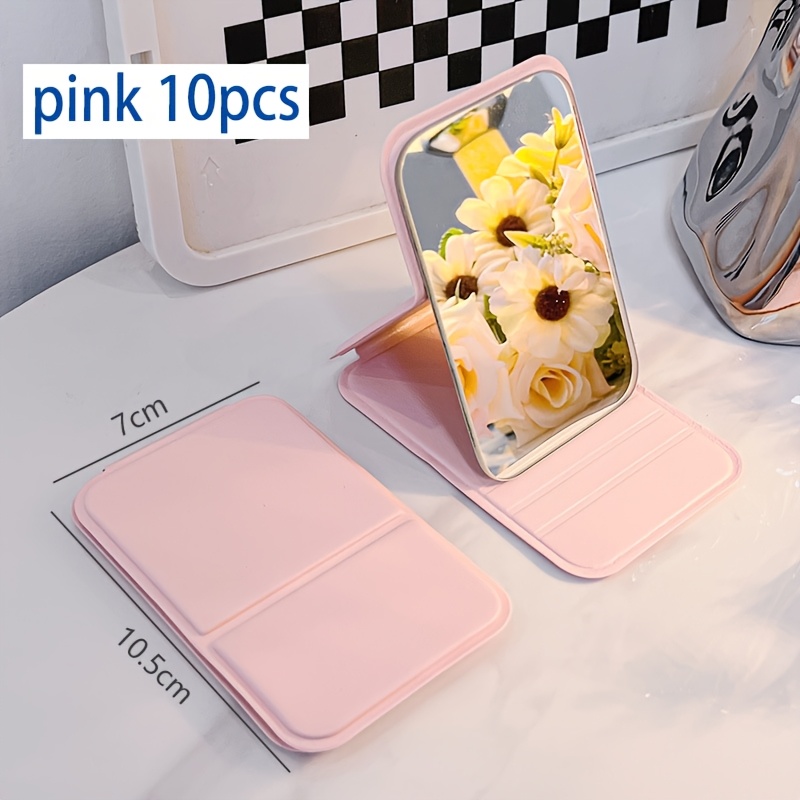 10 Pack Custom Mini Folding Makeup Mirrors