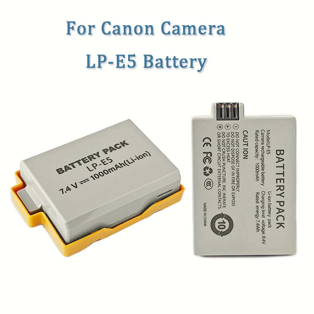 Batteria per fotocamera LP-E8 per Canon EOS 550D 600D 650D 700D Kiss X4 X5 X6i X7i per Rebel T2i T3i T4i T5i LC-E8E 1150mAh  44
