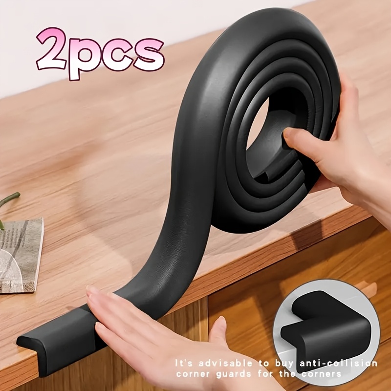 Image of 2pcs Non-toxic Foam - Total Length 157inch, Suitable For Adhesive Edge And Corner Protectors Of Tables, Walls And Beds
