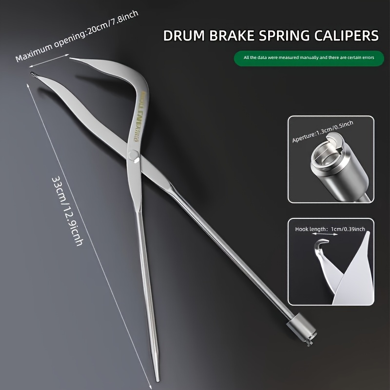 TEMU Drum Brake Spring Pliers, Automotive-specific Repair Tool For Removing And Installing Brake Shoes, Drum Brake Adjustment