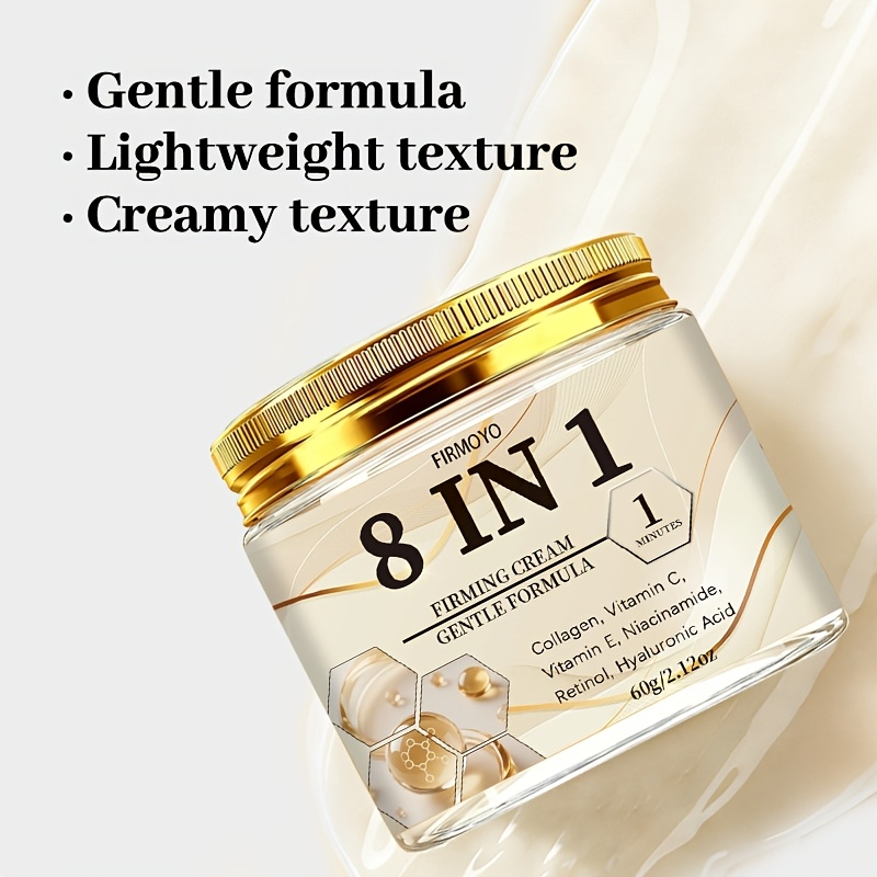 3pcs 8-IN-1 Firming Cream: Firms And Smooths The Skin While Providing Deep Hydration, Leaving It Looking Younger And More Radiant. with a Lightweight Texture And Enriched with Collagen And Niacinamide, It Is Suitable for All Skin Types