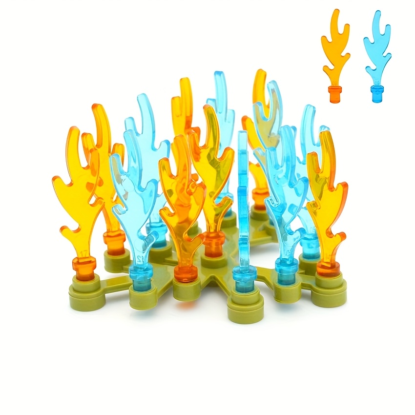 60pcs Creative Fire Coral Shapes Building Block Kit
