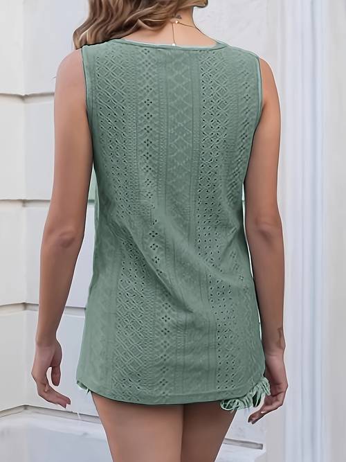 summer ladies trendy t shirt v neck sleeveless casual loose comfortable vest women