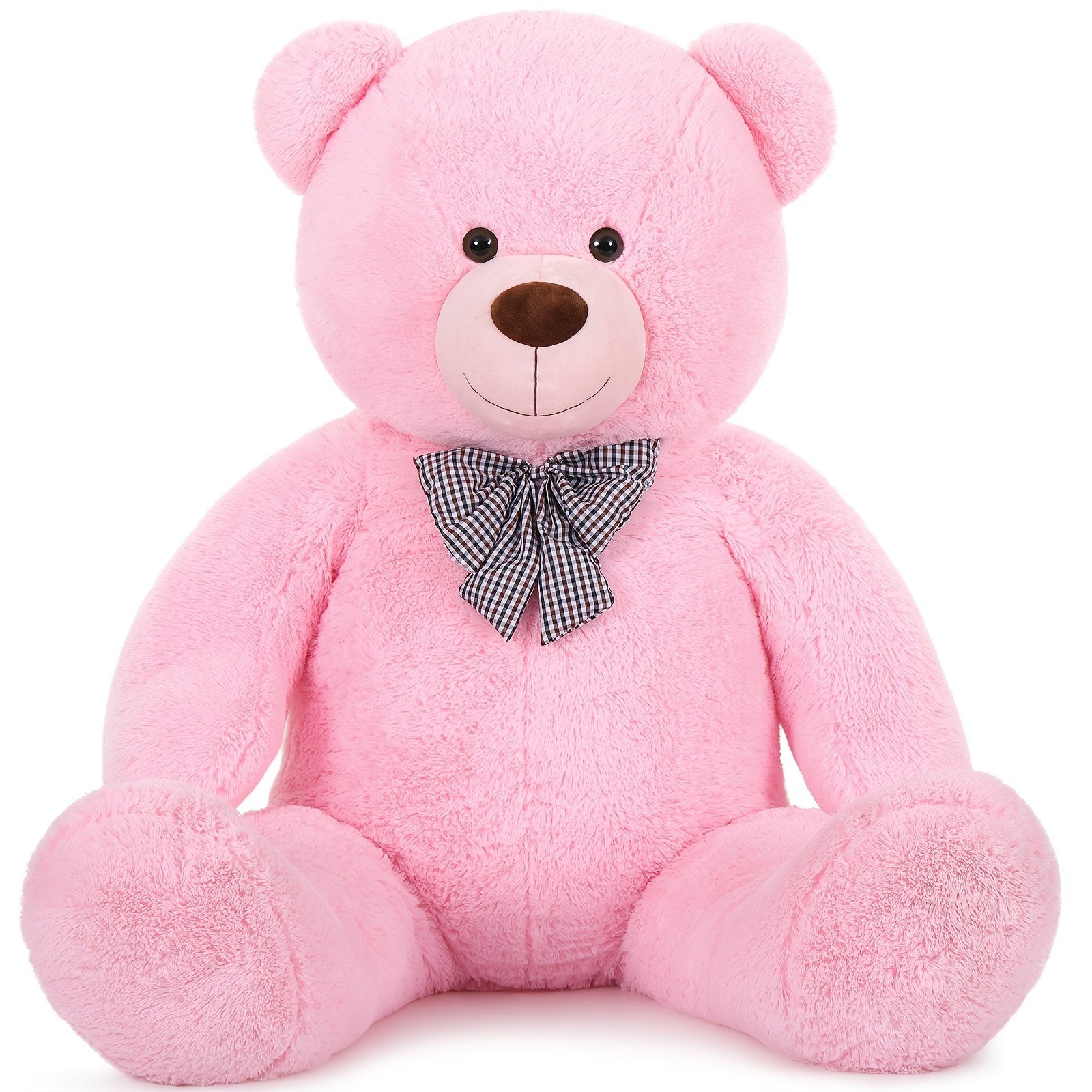 Morismos Teddy Bear, 39 Inch Bear Stuffed Animals Plush, Soft Large For Girls Girlfriend Birthday Gifts Soft Plush On Baby Shower