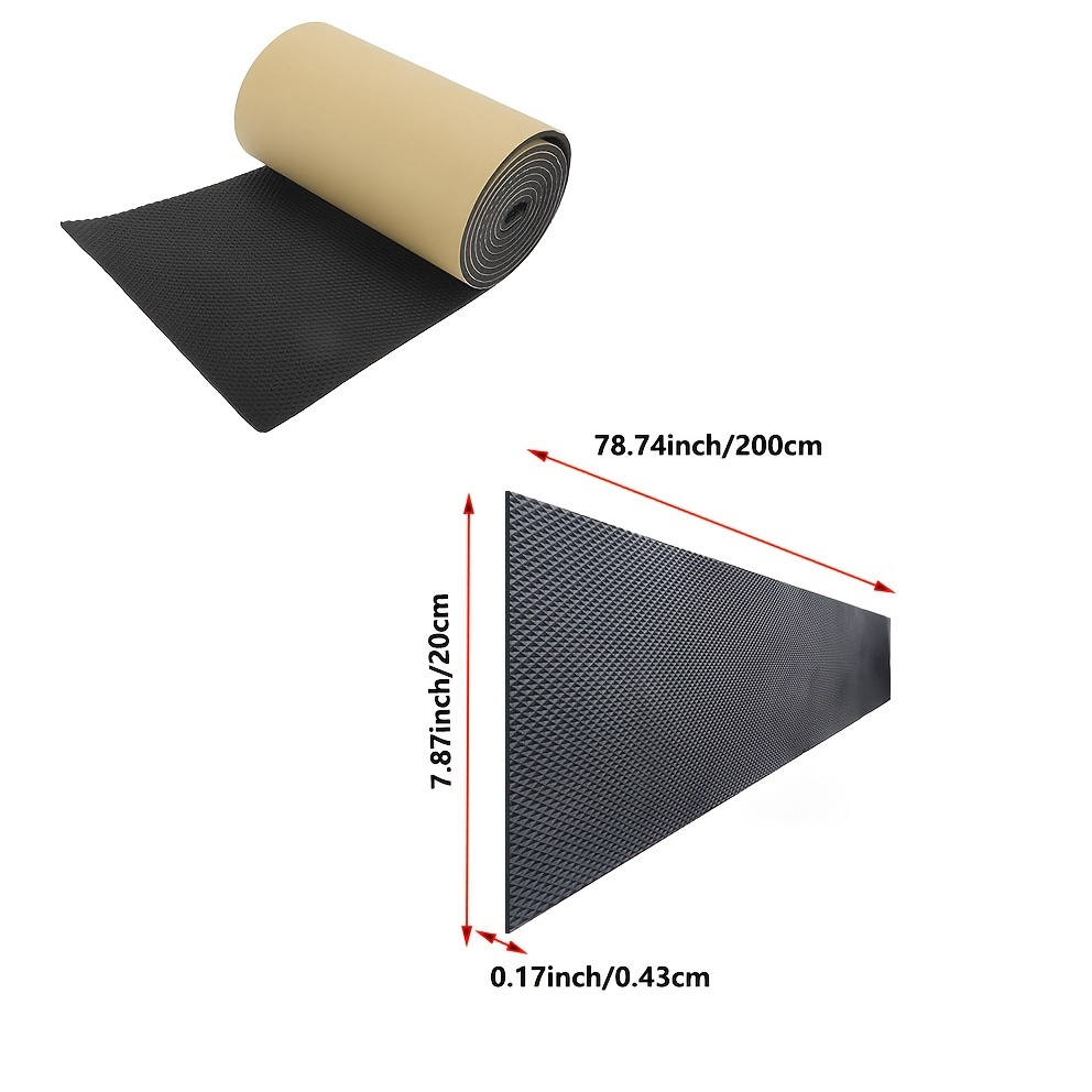 Car Door Bumper Anti-collision Sticker, Adhesive Anti-collision Pad, Warehouse Workshop Equipment Protection Anti-collision Protective Sticker, Surface Embossed Treatment, Foam Garage Post Pad
