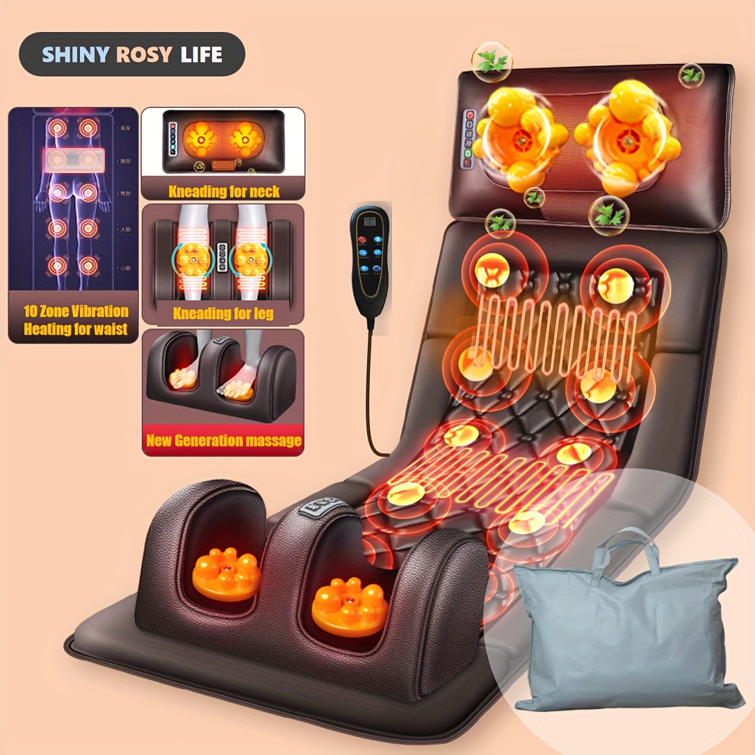 full body massage pad 10 zone wave vibration kneading - Temu