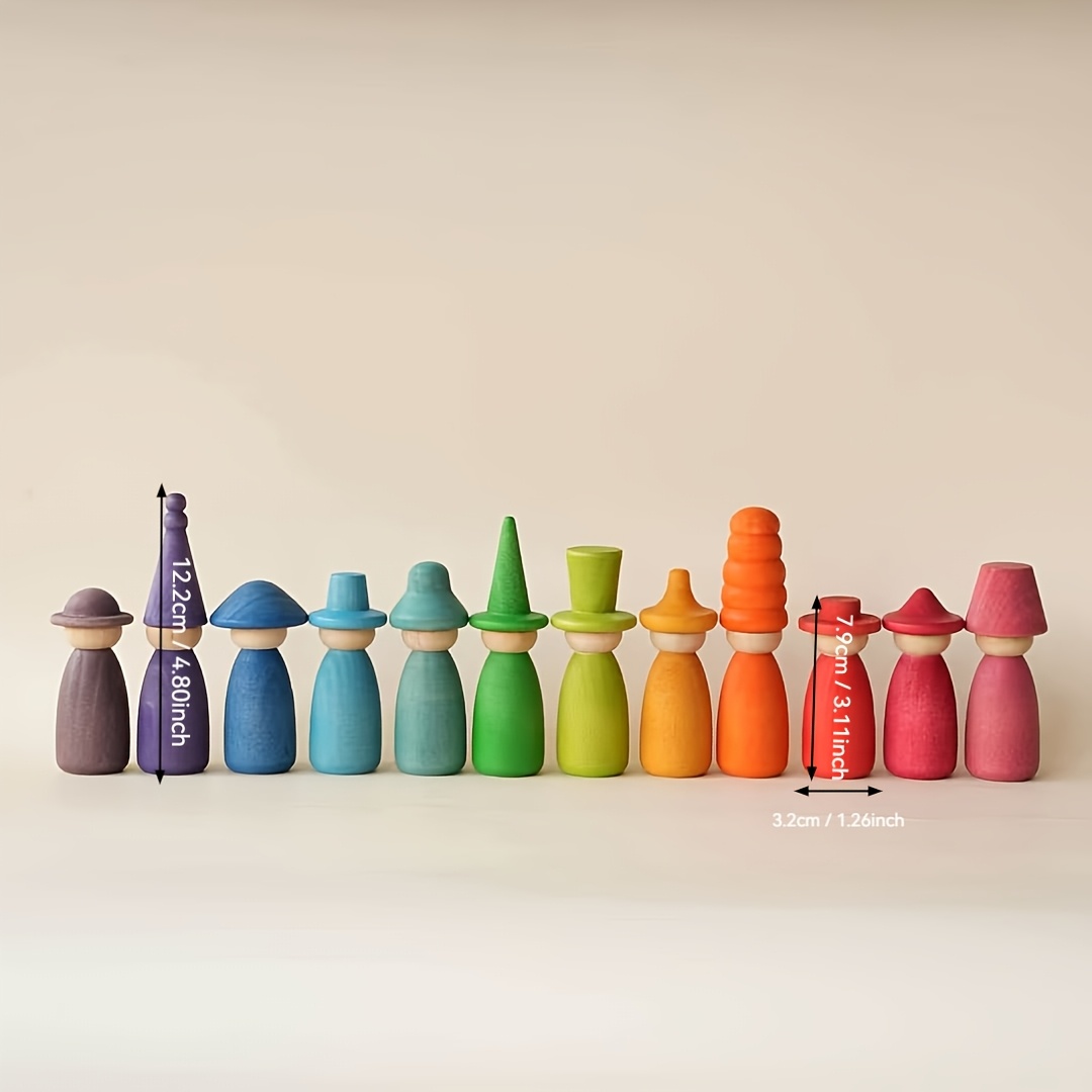 Stackable Doll Building Blocks for Creative Play