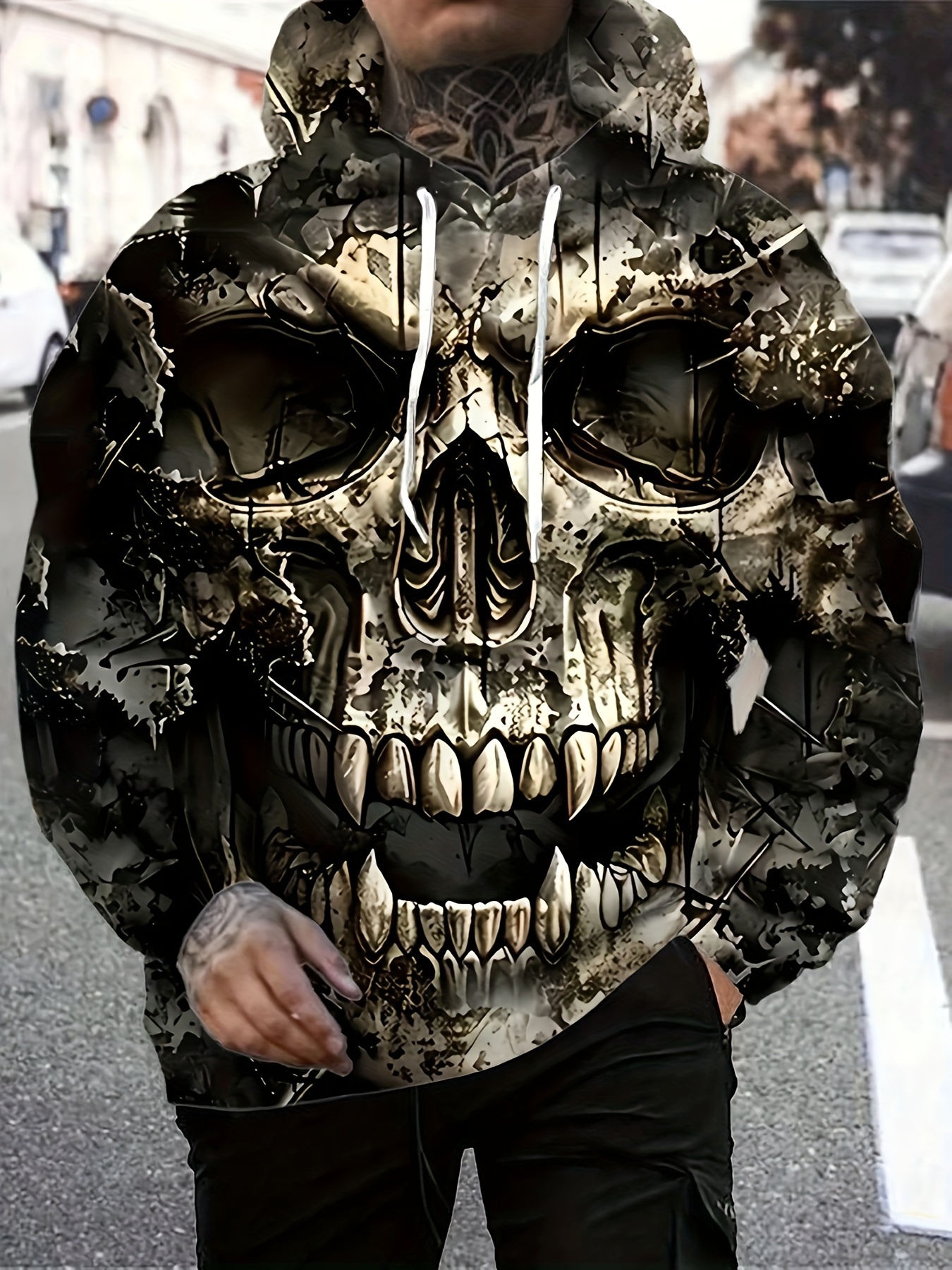 skull sweatshirts for men