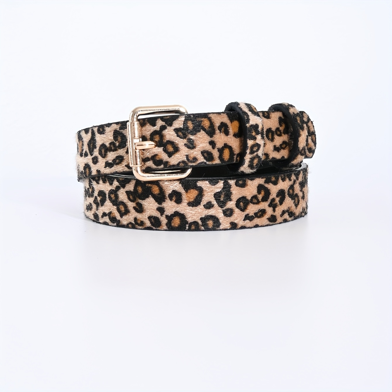Image of 1pc Personalized Leopard Print Belt With 5 Colors From, Suitable For Everyday Wear With Jeans And Dresses