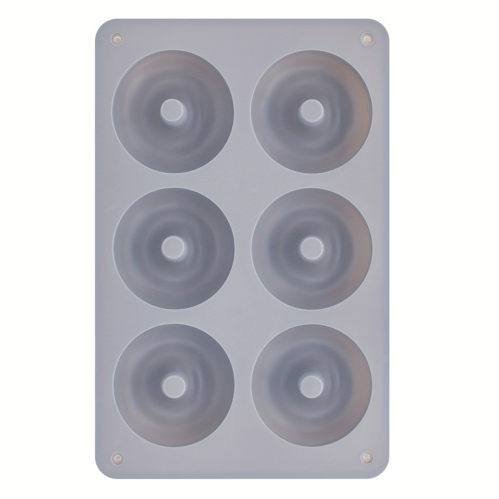 Donut Pan Silicone Baking Mold, 6-piece Full-size Silicone Donut Pan Set For Donut Cakes, , And , Dishwasher Safe