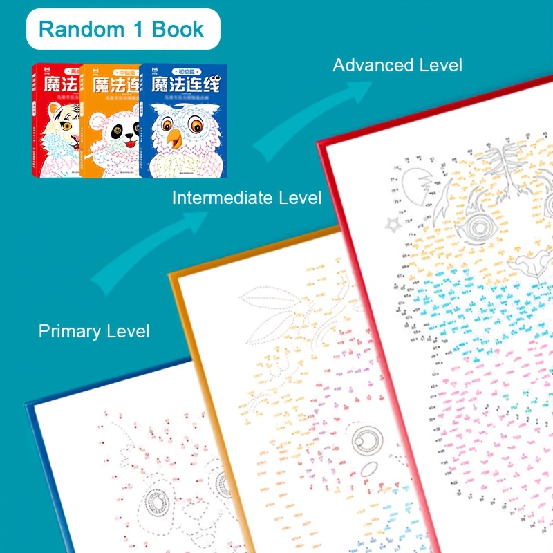Image of 46 Pages Drawing Activity Book Featuring Mazes, Included 44 Pages Puzzles And Coloring Pages With 2 Pages - An Learning Adventure Designed To Enhance Focus And Skills While Cognitive Development