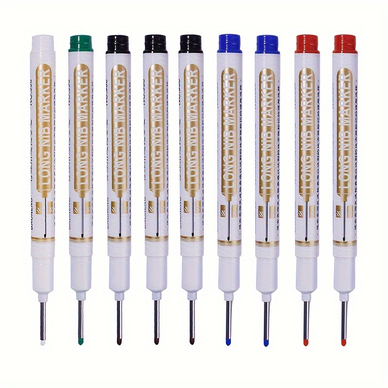 

Non-drying Ink Long-head Marker Pen For Carpentry With Deep Mouth Tile Marking Pen Extended Perforation Marking Oil Pen