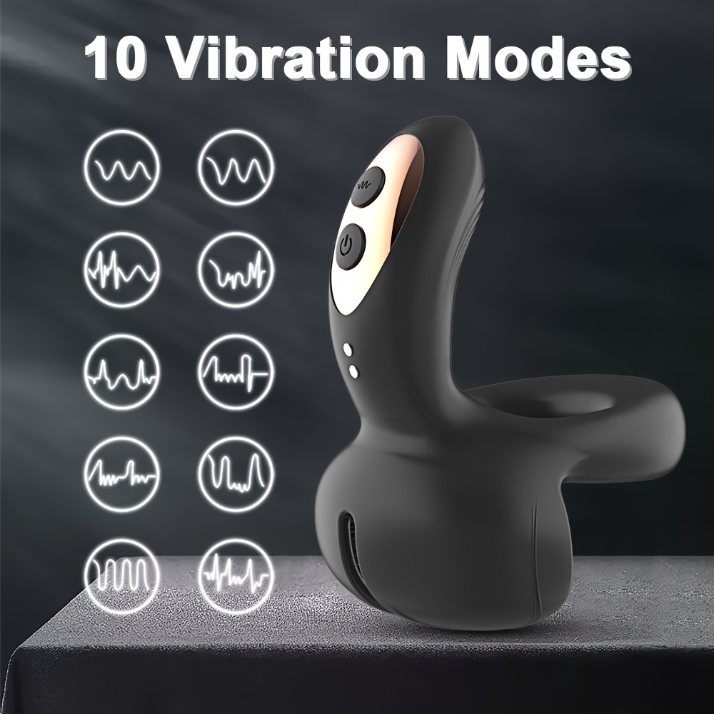 hähnchenring     sexspielzeug,   perineum stimulation prostata massager anal   mit 10 vibrationsmodi, sexspielzeug für männer paare Produktdetails 1