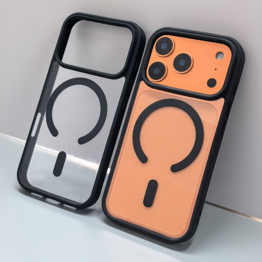 Phone Case - Luxury Transparent Magnetic Wireless Charging Case Designed For Compatibility With 17 Pro Max, 17, 16, 15, 14, And 13 Pro