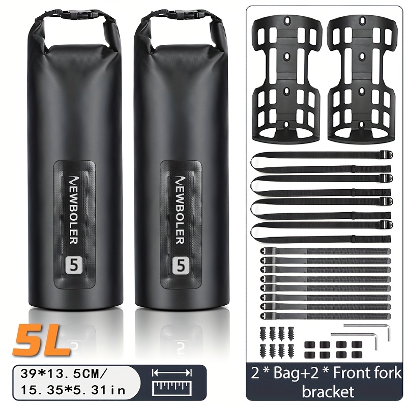 E-shop NEWBOLER Tragbare Wasserdichte Fahrrad Gabeltasche 3L 7L Elektroroller Tasche Kein Bohren Erforderlich