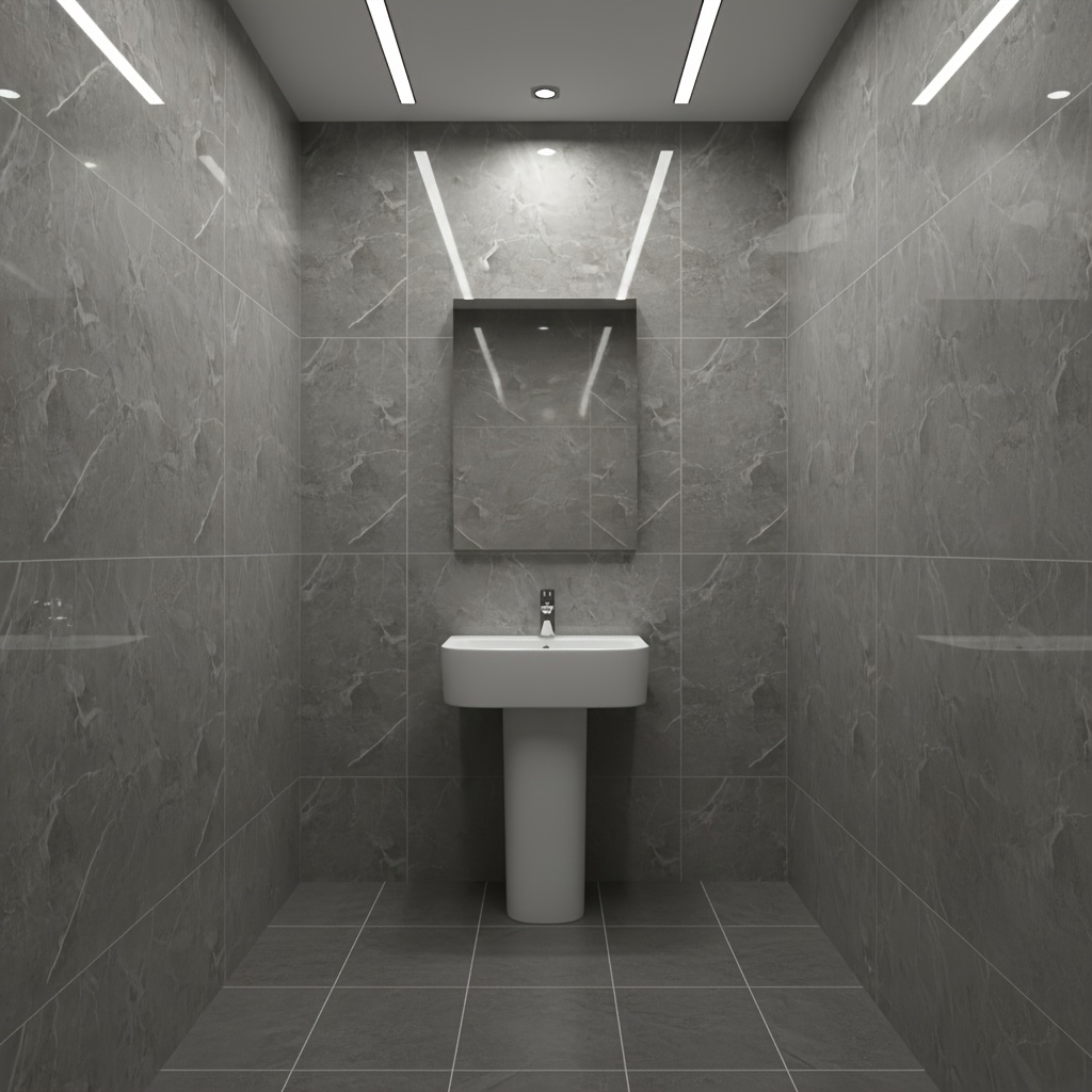 TEMU 10pcs Self-adhesive Marble Wall Panels Suitable For Bathroom, Thickened Pet Glossy /ceiling Tiles With Sparkling Marble Design, Removable Panels