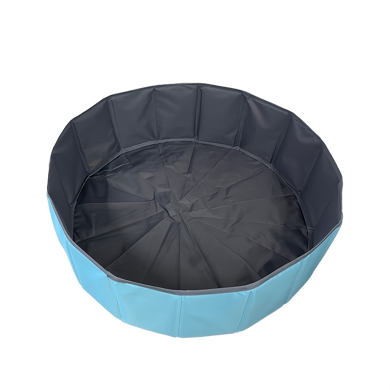 TEMU Piscine de jeu pliable, un outil magique pour que les bébés jouent avec et le sable en été ! Portable et facile à ranger, matériau épais pour la