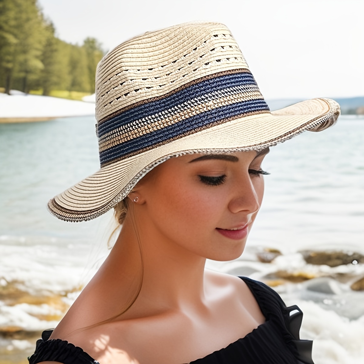 Sombrero De Playa Para Mujer - Temu Mexico