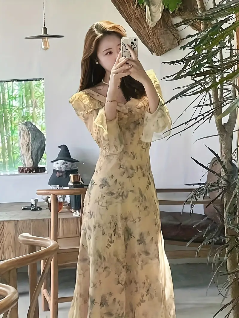 korean vintage style dresses Work Dresses Two Piece Sets Women Korean Fashion Vintage Office Lady Jacquard Top with A-Line Mid-Calf Skirt from Dhgate Work Dresses