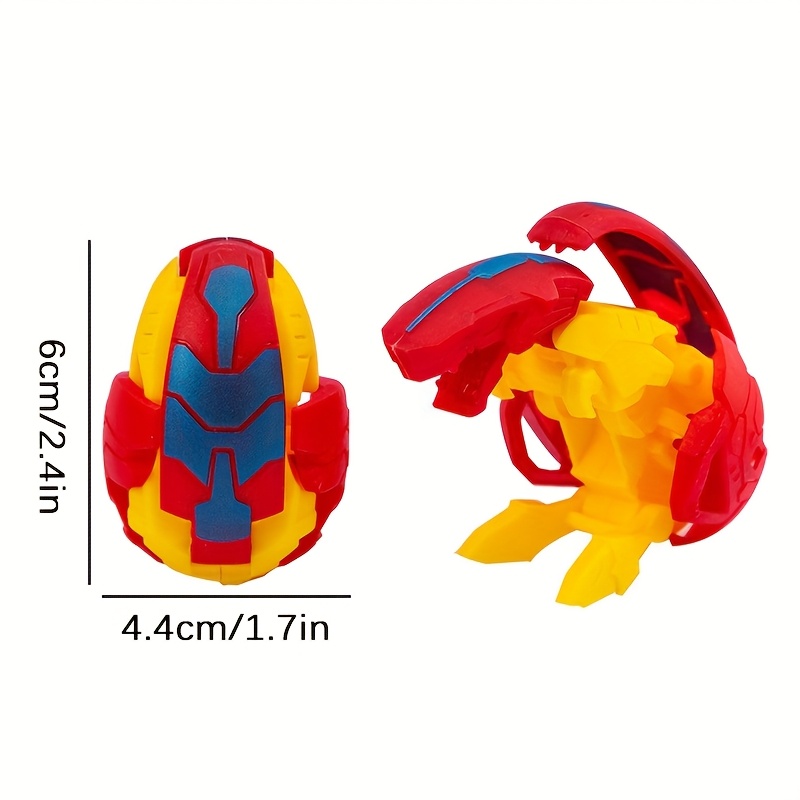 6pcs Dinosaur Transformation Robot Toy Set