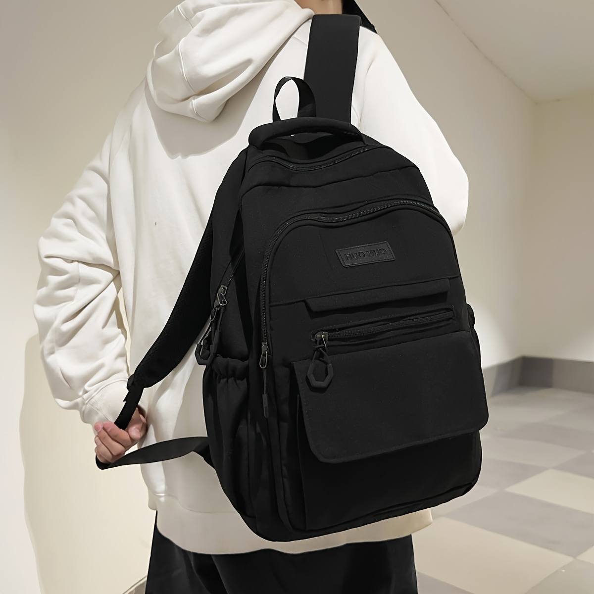 E-shop Herren Rucksack - Robuster Mehrfachfach-Rucksack für Reisen, College, Arbeit, Fitnessstudio - Ideal für Studenten und Outdoor-Aktivitäten,