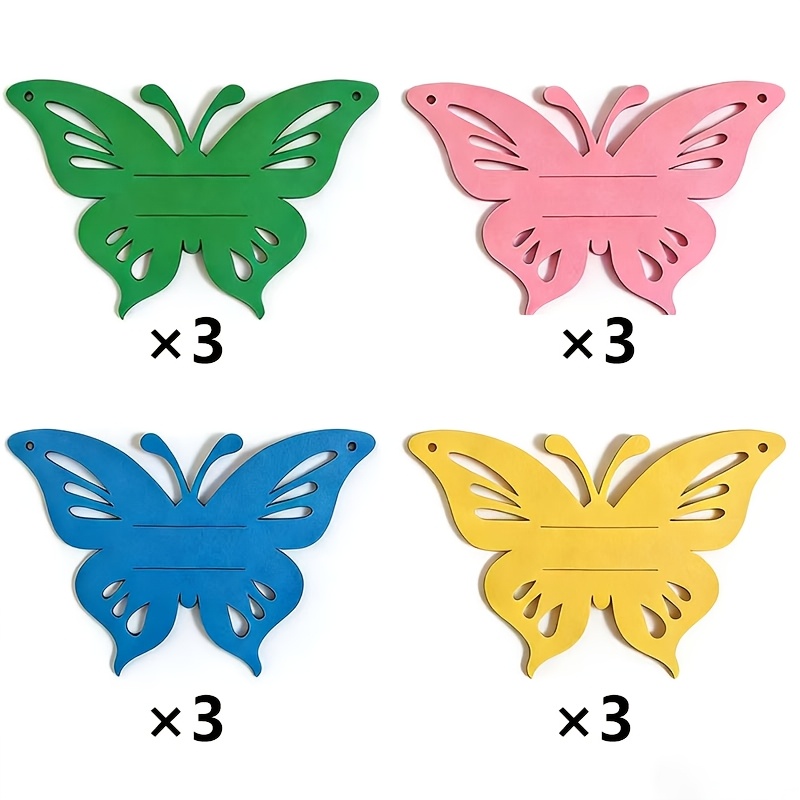 12pcs Easter Utensil Holder Set, Creative Colorful -shaped Utensil Pouches, Easter Placemats, Utensil Pockets, Spring Easter Table Decor, Suitable For Easter Party Decorations