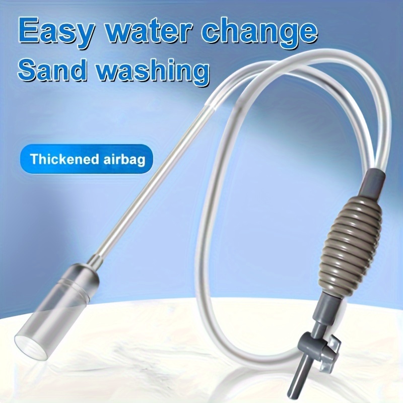 Long Fish Tank Water Changer Suction Pipe Sand Washer - Temu