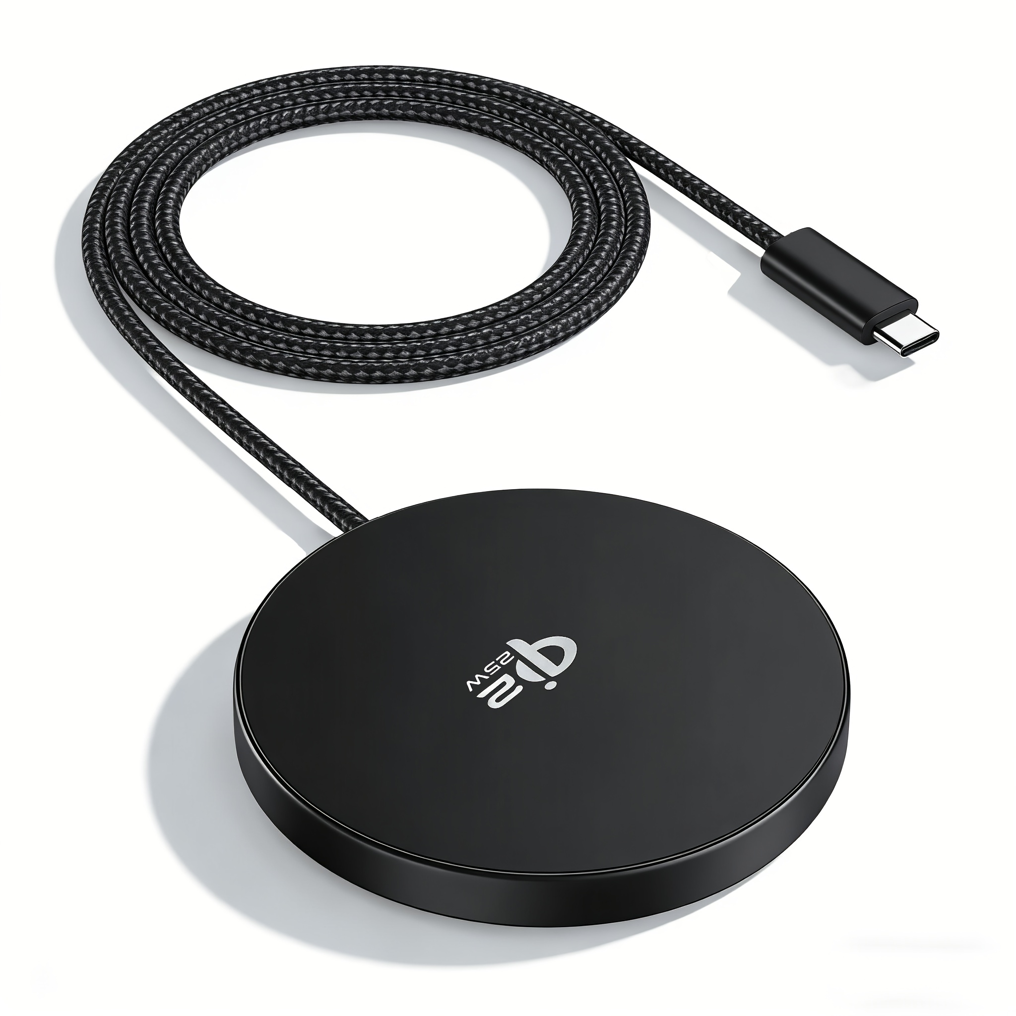 Magsafe Qi2.2 Kompatibilen 25W Brezžični Polnilnik, Magnetni Brezžični Polnilnik, Qi2, USB-C Napajalnik, Hitro Polnjenje, Tanek Dizajn,