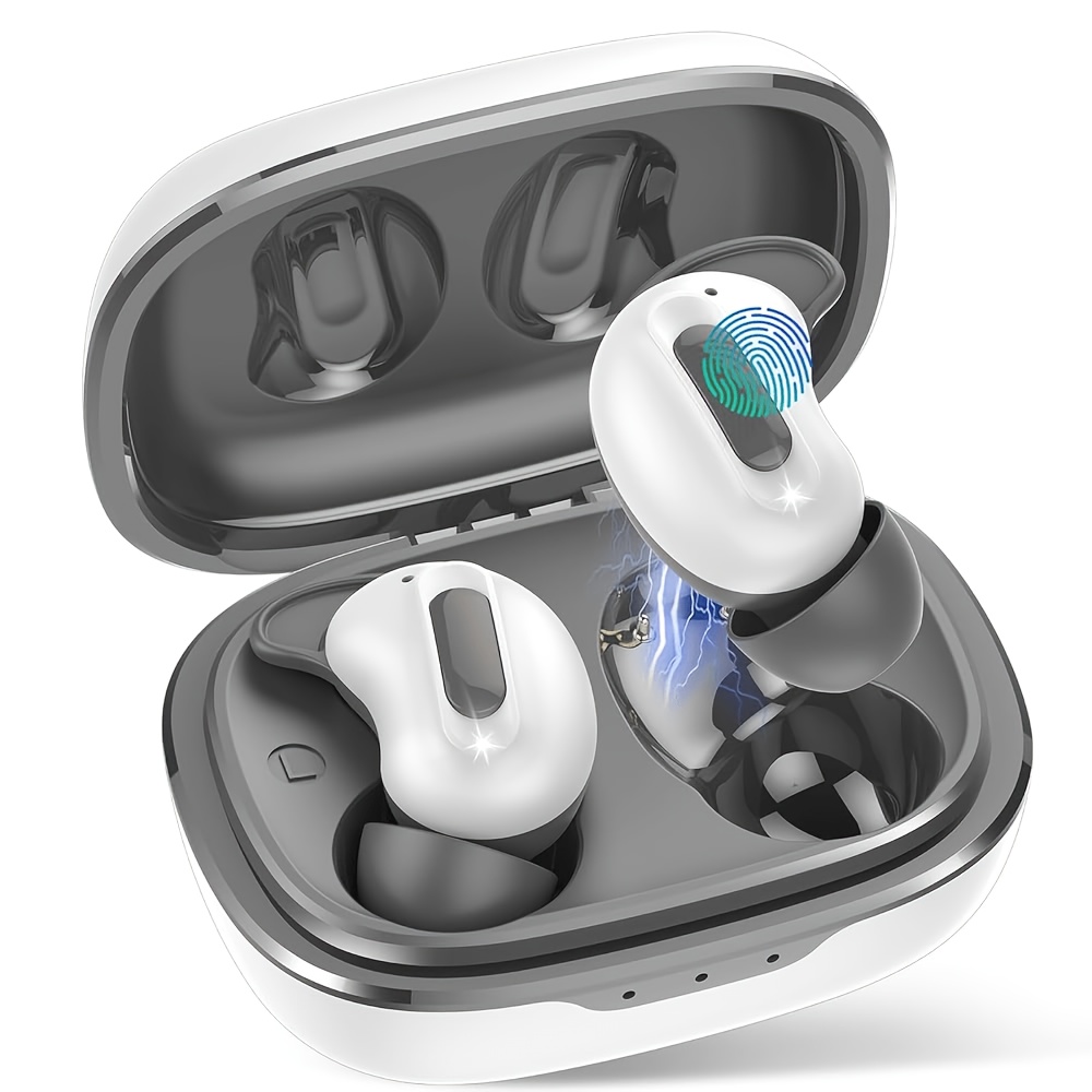 Wireless 5.4 Sleep Earbuds, -light Ergonomic In-ear Headphones, 14.2mm , 45db Anc+enc Noise Reduction, Pairing, Smart Touch With , 48h , Ideal For Side Sleepers, Compatible With & Ios
