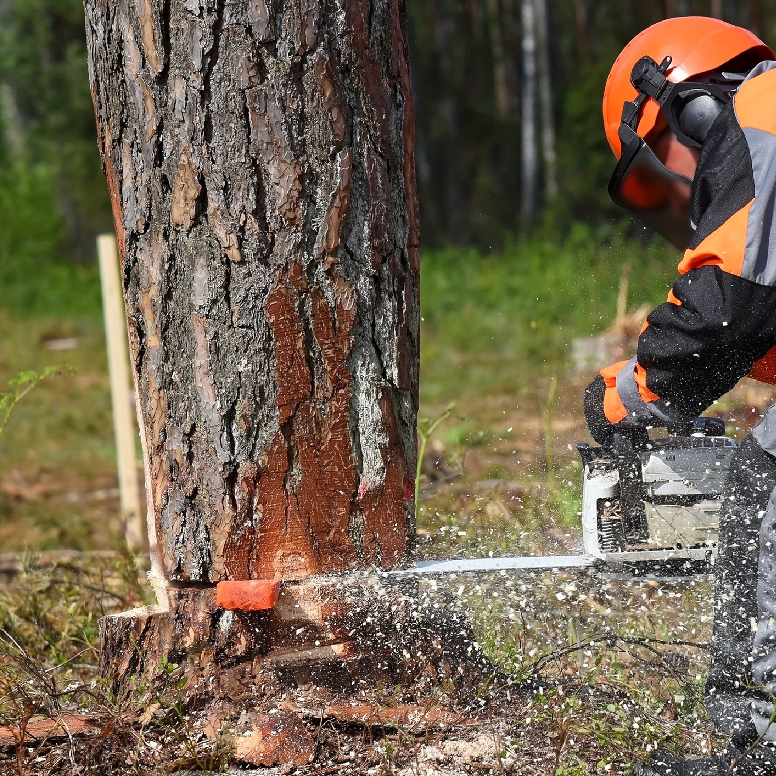 

de de tronçonneuse, fournitures d'exploitation forestière, d'abattage d'arbres pointes, une sûre, d'arbre peut utilisé de