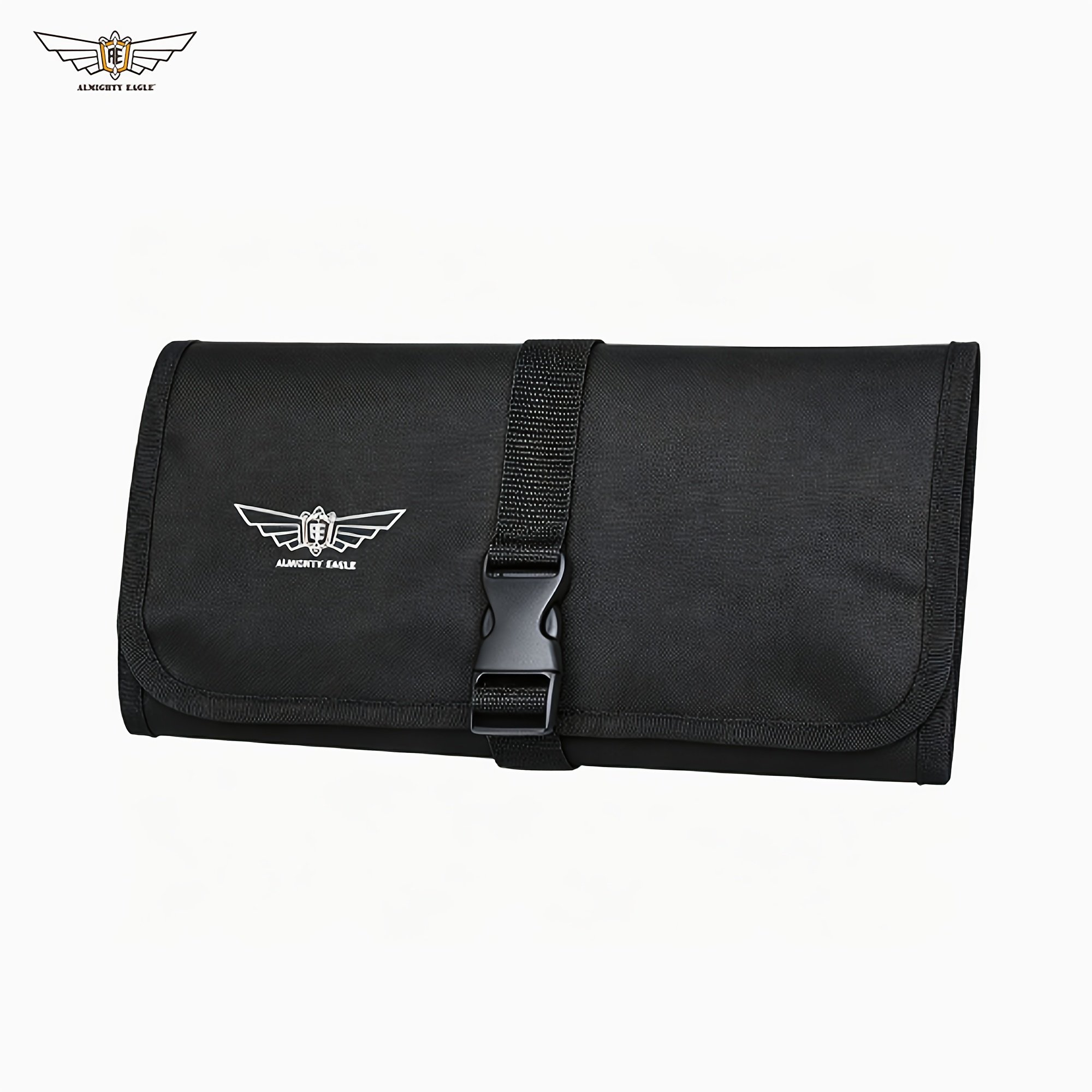 TEMU ALMIGHTY EAGLE 1pc Bolsa de Almacenamiento de Herramientas Multiusos Enrollable; de Tela Oxford; Diseño Enrollable Ajustable; Bolsa de