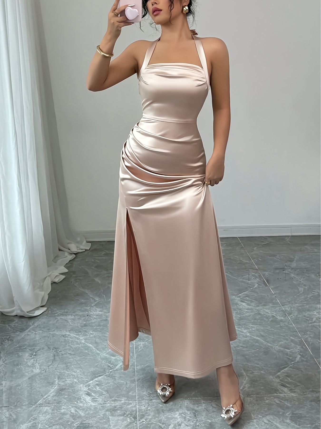 jacquard fit and flare wedding dress Patou main image 1