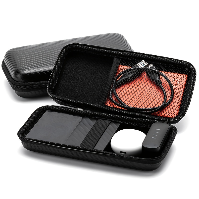 

Compact & Stylish Travel Organizer For Electronics - Eva Material, Large Capacity Cable And Accessory Storage Pouch With Protective Hard Drive Compartment