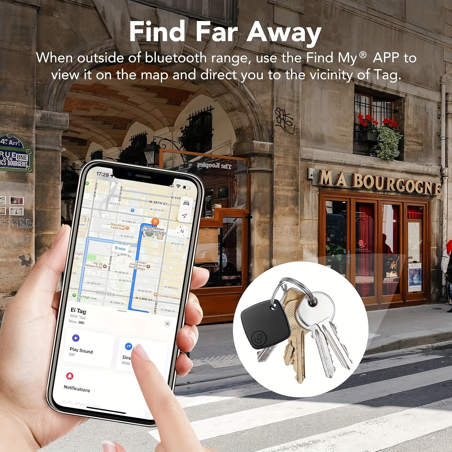 luggage tracking smart locator multi mode anti lost positioning device compact and portable compatible with os system suitable for outdoor   Product details 3