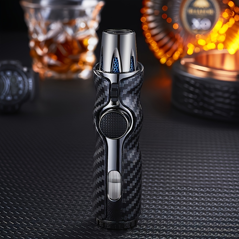 Temu – TEMU Windproof – Sleek Alloy Design, Ergonomic Handle For , Perfect For Smoking, Camping, And Bbq (butane Not Included), Camping Gear | Modern