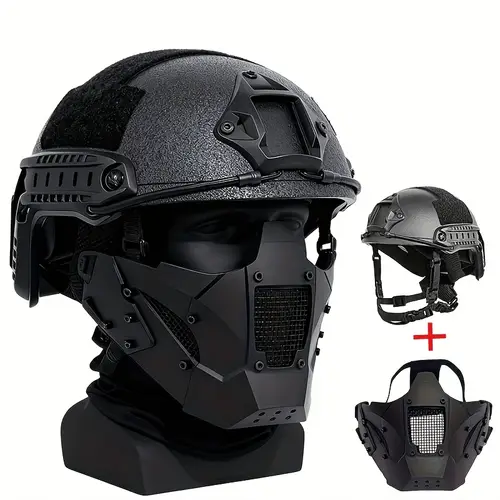 Golden Mask Project iron mask helmet sold on Temu United States